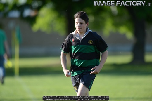 2015-05-09 Rugby Lyons Settimo Milanese U16-Rugby Varese 1550 Alessio Izzo